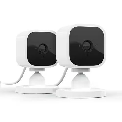 Blink - Mini - Compact indoor plug-in smart security camera, 1080p, night vis...
