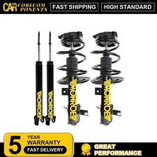 Monroe OE Front Strut & Rear Shock fits 2013-2018 Nissan Altima Lifetime Warran.