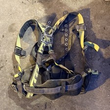 Industrial Full Body Safety Harness Yellow and Black Straps