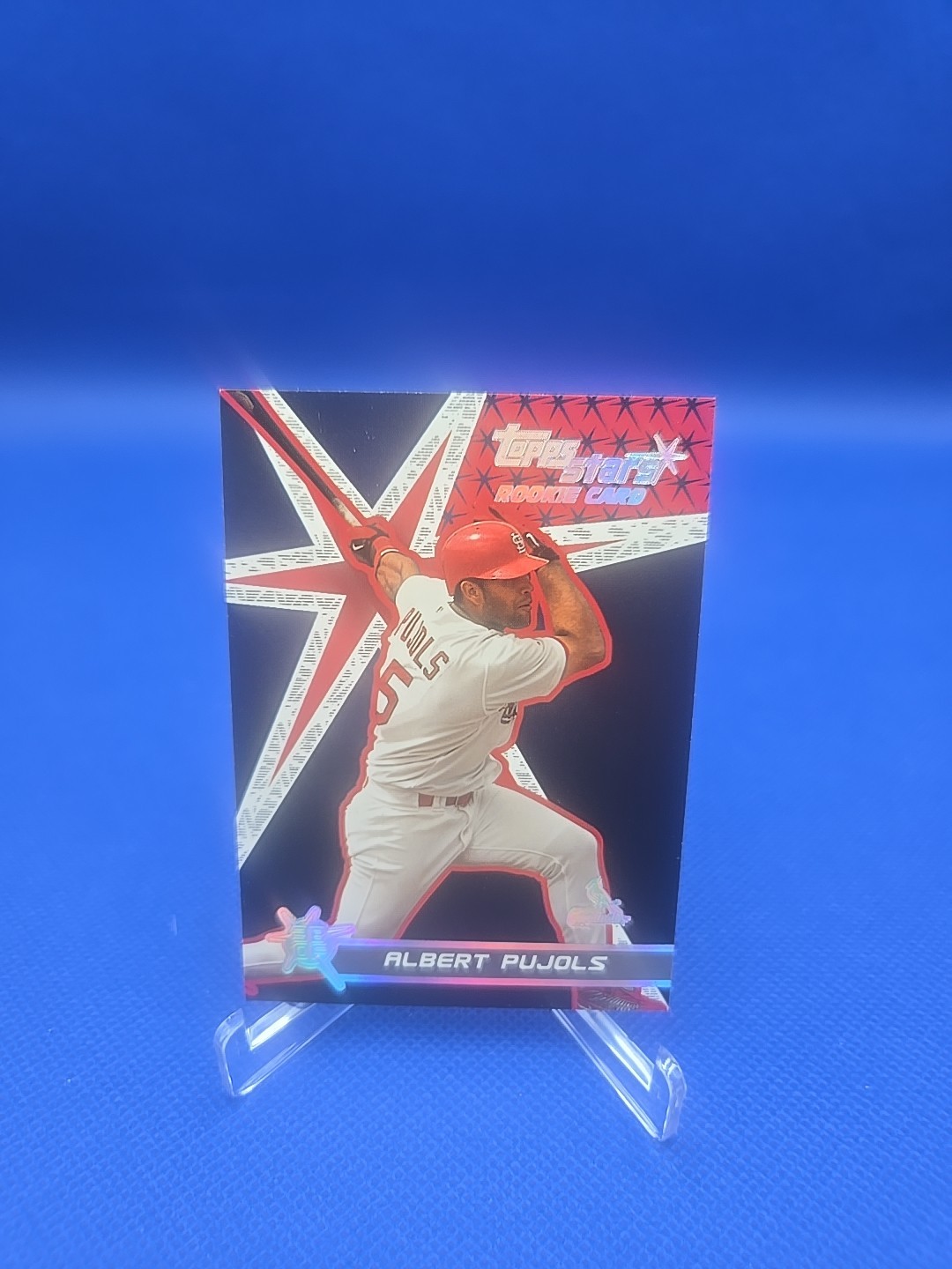 2001 Topps Stars - Albert Pujols #198 (RC) Rookie.    C28