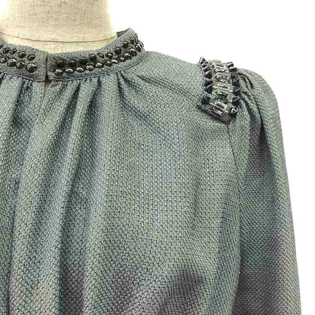 Abito BOTTEGA VENETA borchie bijou impreziosito con cintura grigio donna usato0