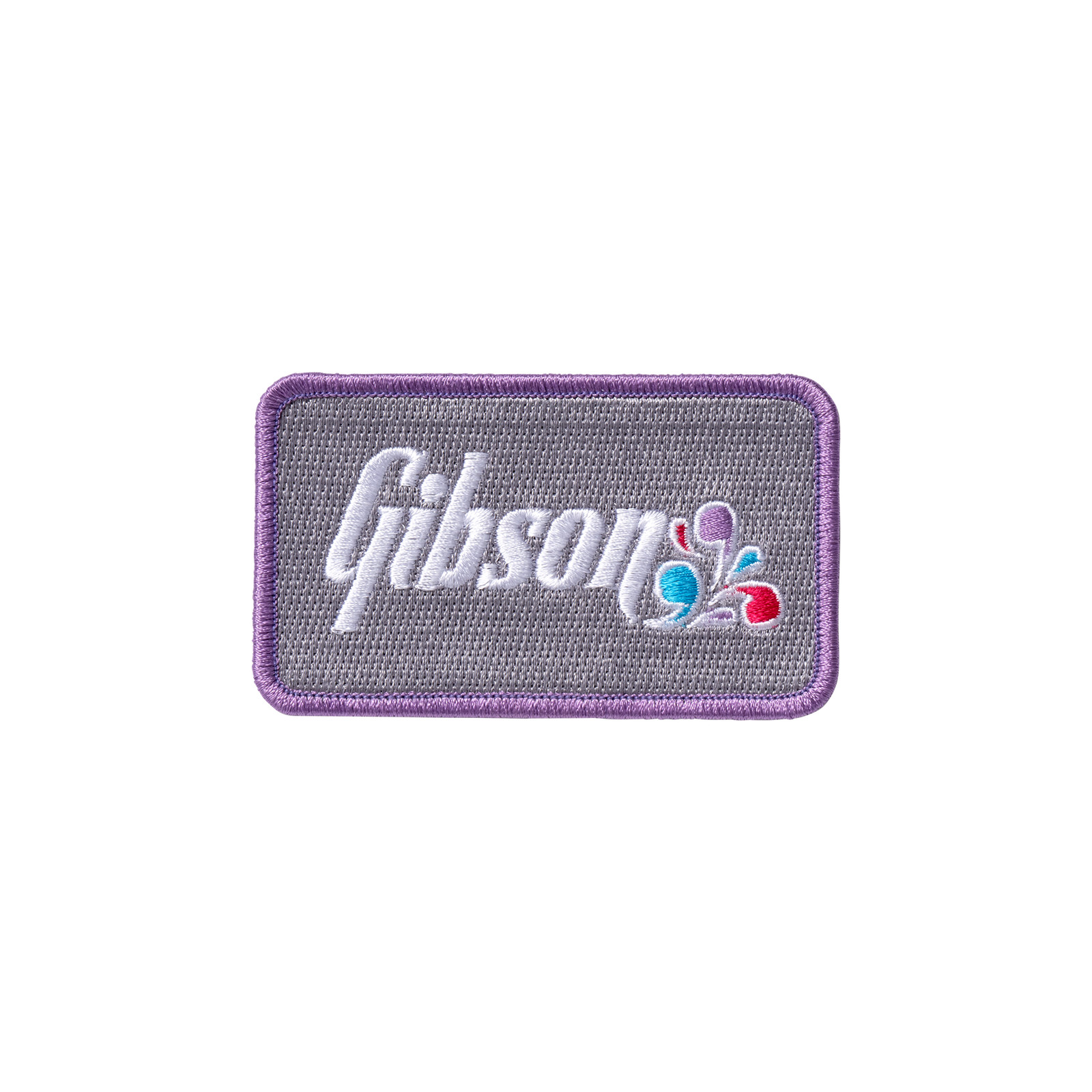 GIBSON 70s Floral Logo Iron-On Patch