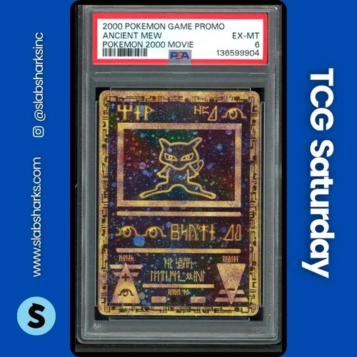 2000 POKEMON GAME PROMO MOVIE ANCIENT MEW PSA 6