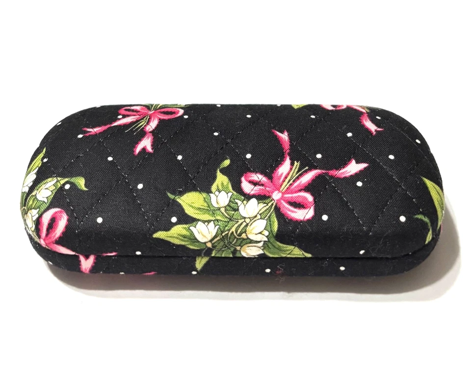 Estuche para gafas Vera Bradley Hard Hope Lily of the Valley cintas rosas retiradas Foto 3 de 4