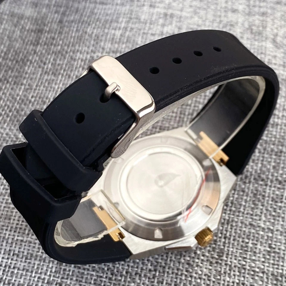 Reloj automático para hombre de acero inoxidable 10 ATM esfera luminosa NH35 cristal de zafiro para hombre Foto 3 de 4