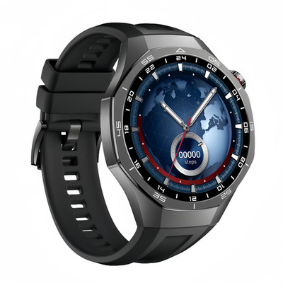 Smart Watch 2,01'' Rund HD Display Bluetooth Anrufe Schlaf Tracker iOS Android