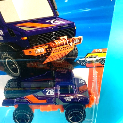 HOT WHEELS 2026 MERCEDES-BENZ UNIMOG 1300L PURPLE METALFLAKE 64