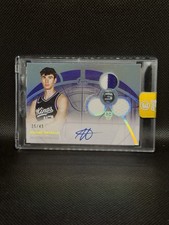 2025-26 Topps Three Basketball MAXIME RAYNAUD Triple worn Patch Auto /49 
