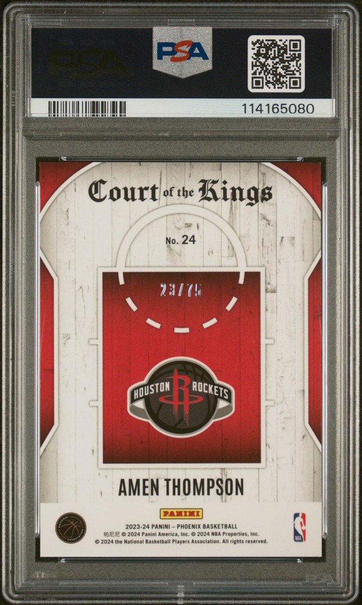 2023-24 Panini Phoenix - Court of the Kings Amen Thompson #24