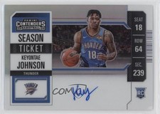 2023-24 Panini Contenders Premium Edition Keyontae Johnson #138 Auto ux8