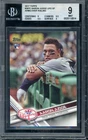 2017 Topps Aaron Judge Rookie Card RC SP Short Print Photo Variation #287 BGS 9