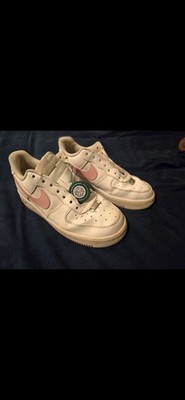 Custom Nike Air Force 1 Low Girls Pink Size 7Y Youth Sneakers