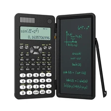 Mini Scientific Calculator with Writing Tablet and Notepad 991Es Ms EX 82Ms NEW