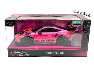 Jada 1/24 Pink Slips Porsche 911 GT3 RS (992) (pink) Diecast Car