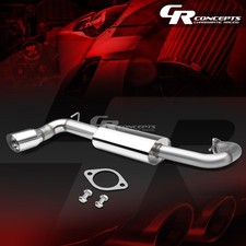 4 Muffler Slant Tip Axle Catback Racing Exhaust System For 11-16 Scion Tc Coupe