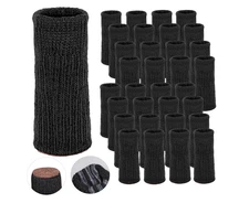 Morvat 32 Chair Leg Socks Black, Floor Protectors Non-Slip Pads S