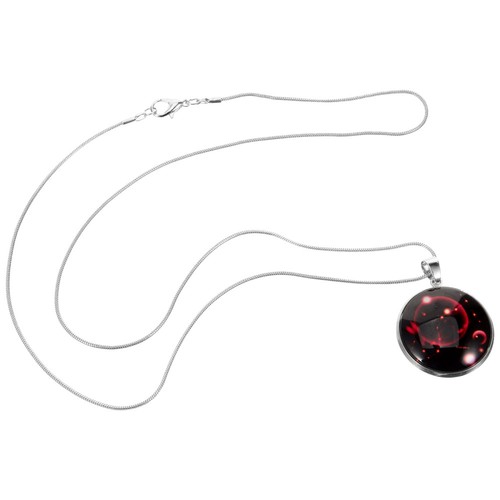 Pendant Necklace Glow in the Dark Jewelry with Picutre of Scorpio - Bild 4 von 12