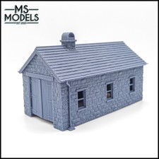 Narrow Gauge Stone Built Engine Shed for 009 OO9/O16.5 Model Railway layout