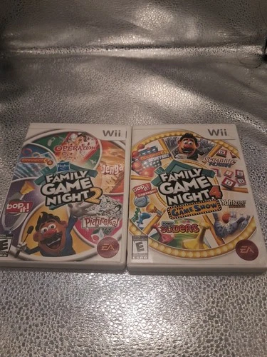 Family Game Night 2 & 4: The Game Show (Nintendo Wii) Tested LOT