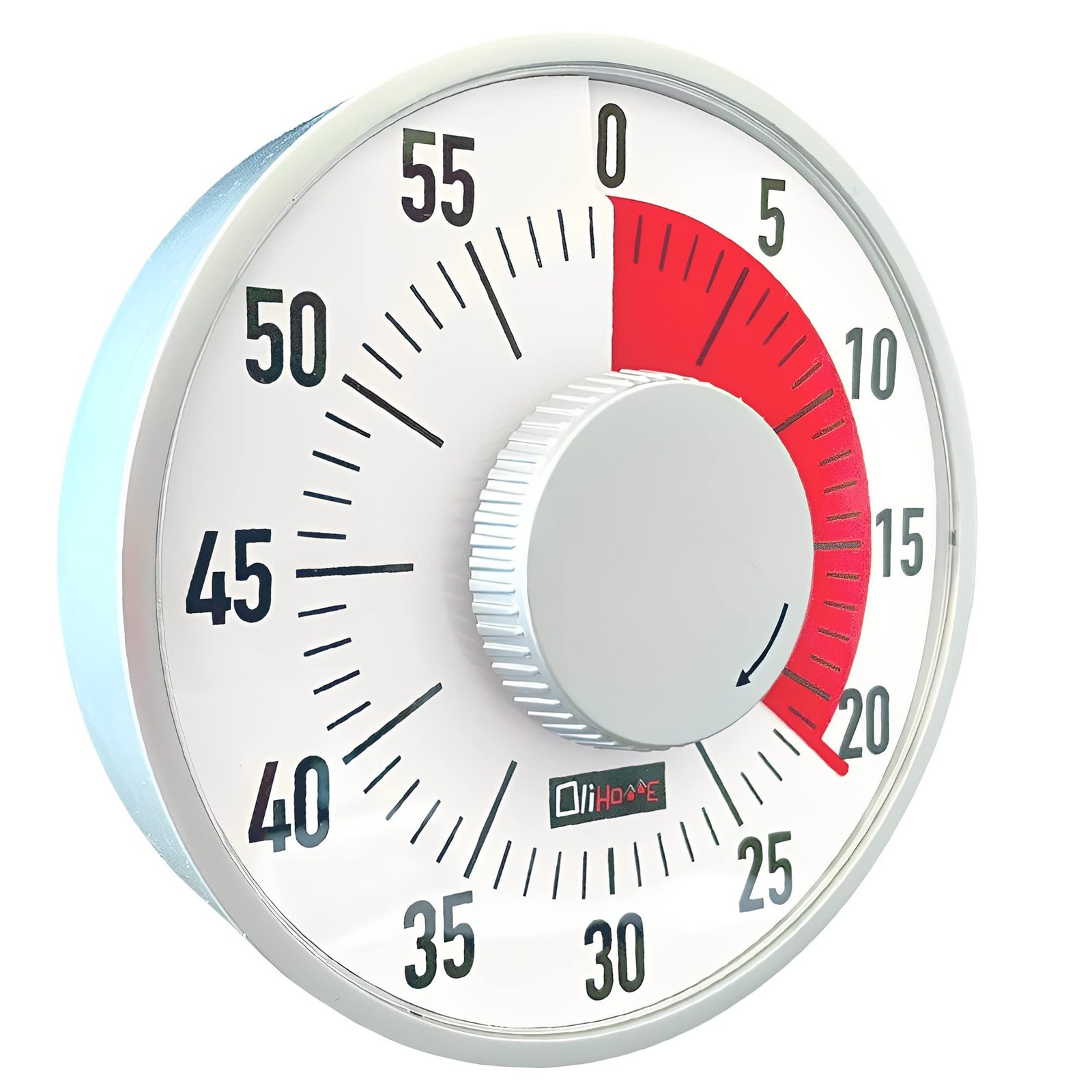 Minuteur de cuisine lisible de loin 16 cm aimanté pour seniors et malvoyants