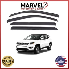 For Jeep Compass 2017-2025 Window Visor Rain Guard Deflectors
