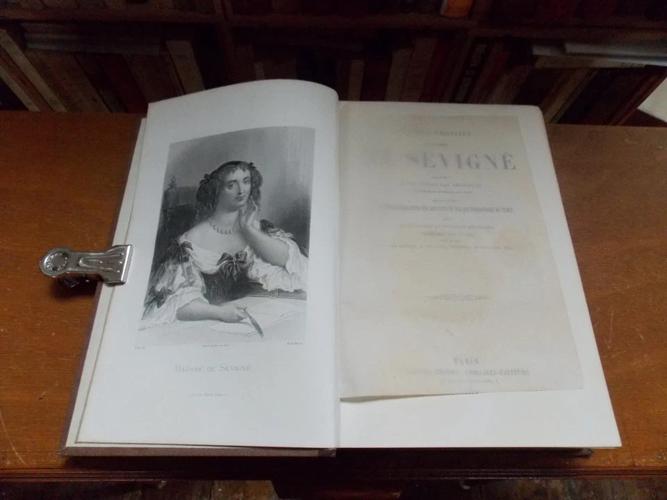 LETTRES CHOISIES DE MADAME DE SEVIGNE ORNEES DE PORTRAITS Par STAAL 1876 - Photo 4/4