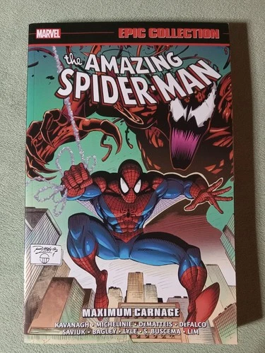MARVEL EPIC COLLECTION 25 THE AMAZING SPIDERMAN MAXIMUM CARNAGE TPB 1ST PRINTING