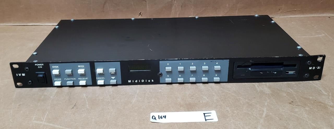 MINIDISC MD-128 IVM MD 2 PROFESSIONAL RACK-MOUNTED PLAYER/RECORDER ! Q164 E