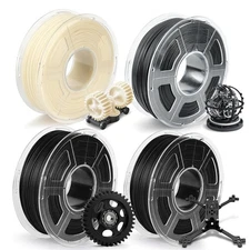 JAYO Black PA6-CF/PA12-CF/PA6-GF 3D Printer Engineering Filament 1.75mm 1KG