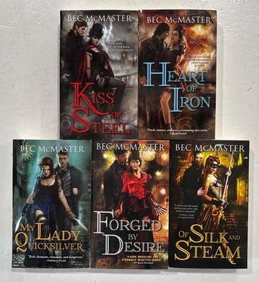 Complete LONDON STEAMPUNK Series Books 1-5 BEC MCMASTER 5 Paperback Lot Set VG!