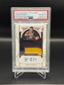 2023 National Treasures Jalen Pickett Patch Auto Orange /75 PSA 8