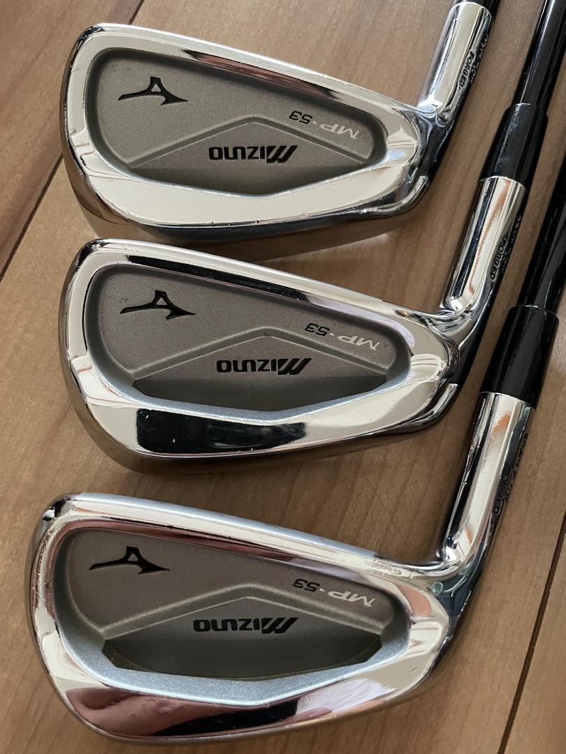 MIZUNO - ミズノ MIZUNO MP53 アイアン（5I〜PW） Mizuno MP-53 Iron Set 6pcs 5-PW JPX MI-200 Steel Flex R Left