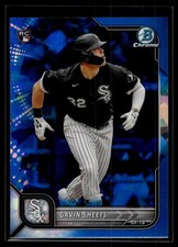 Gavin Sheets 2022 Bowman Chrome Sapphire Edition Card #50