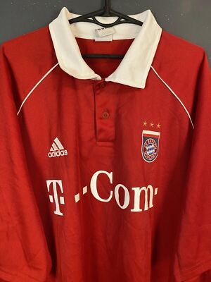 MENS FC BAYERN MUNICH 2005/2006 SOCCER FOOTBALL SHIRT JERSEY