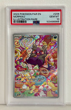 Morpeko 206/182 - PSA 10 GEM MINT - Paradox Rift Illustration Rare - Pokemon TCG