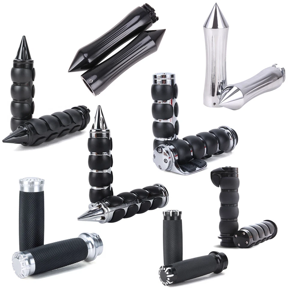 Empuñaduras de extremo de manillar de 1" para Kawasaki Vulcan VN 1700 1600 1500 2000 800 900 Foto 3 de 4