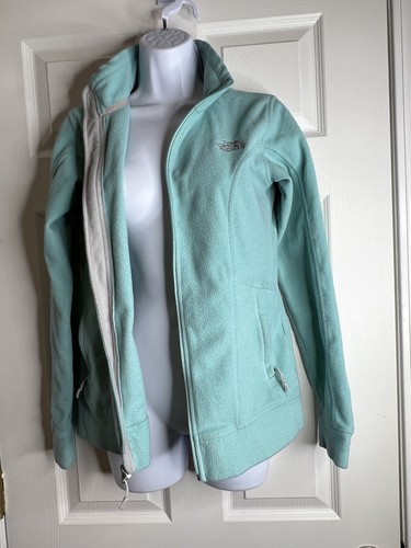 Chaqueta Top The North Face Mujer Pequeña 100 Vellón Glaciar Cremallera Completa S Verde - Imagen 8 de 22