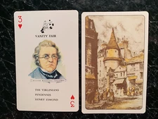 Swap Playing Card   AUTHORS   WILLIAM THACKERAY  Vanity Fair   2003