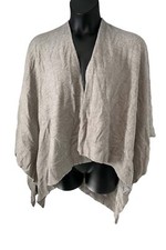 Barefoot Dreams CozyChic Lite Heathered Weekend Wrap Pewter Pearl