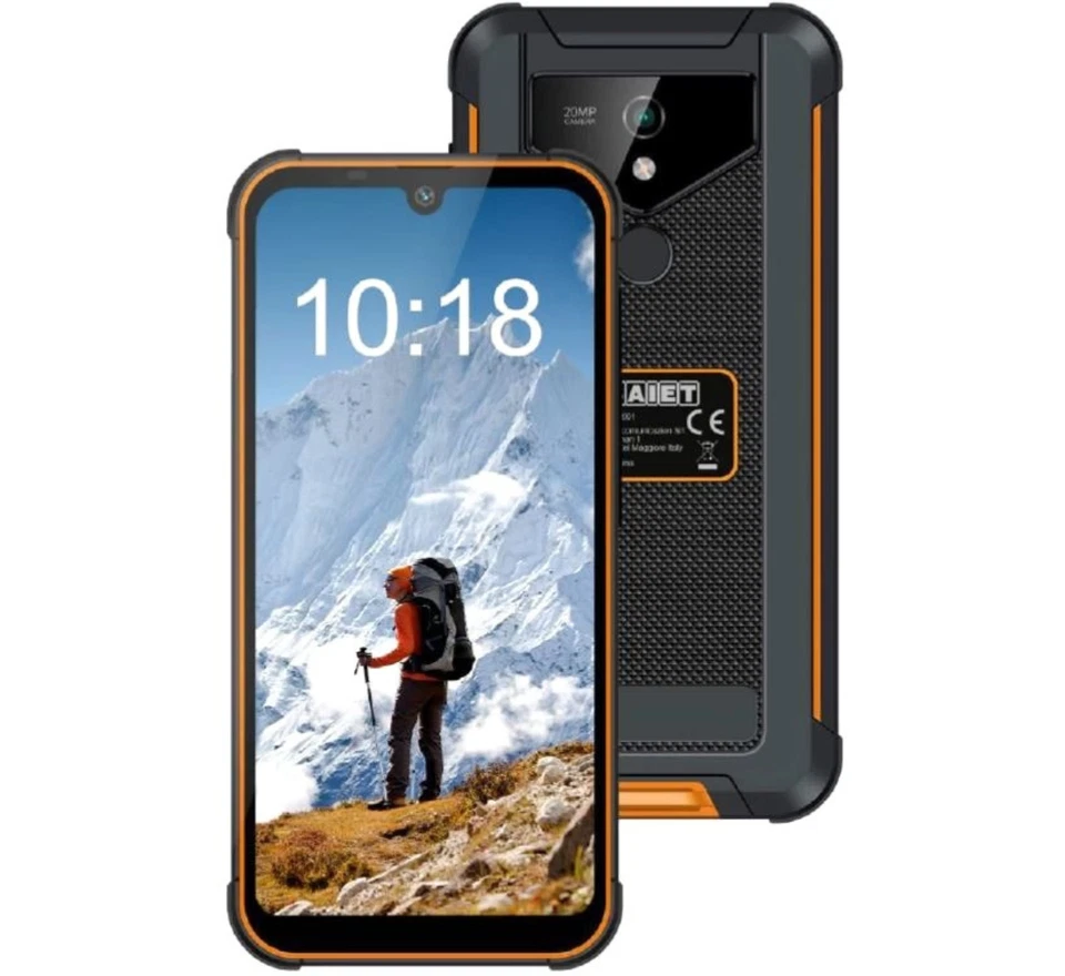 Smartphone 128 gb Android 13 RUGGED telefono cellulare da lavoro 4g dual sim hd - Immagine 2 di 4