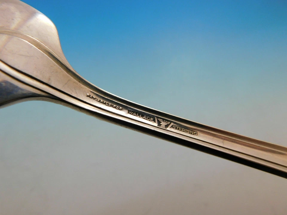 Georgian Colonial By Wallace Sterling Silver Dinner Size Place Setting(s) 4pc - Image 4 of 4