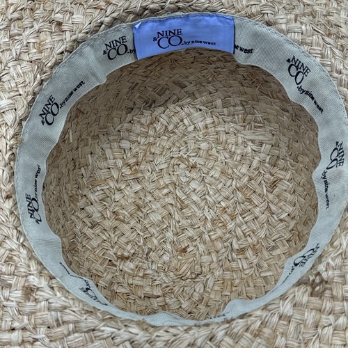 Cappello Floppy Donna Tesa Larga Piuma Floreale Rafia Paglia Kentucky Derby - Foto 7 di 8
