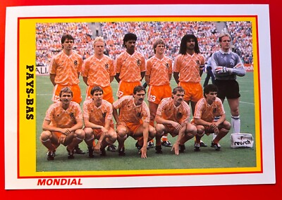FUSSBALL TEAM NIEDERLANDE EUROPAMEISTER 1988 V UDSSR 3-0 GULLIT VAN BASTEN
