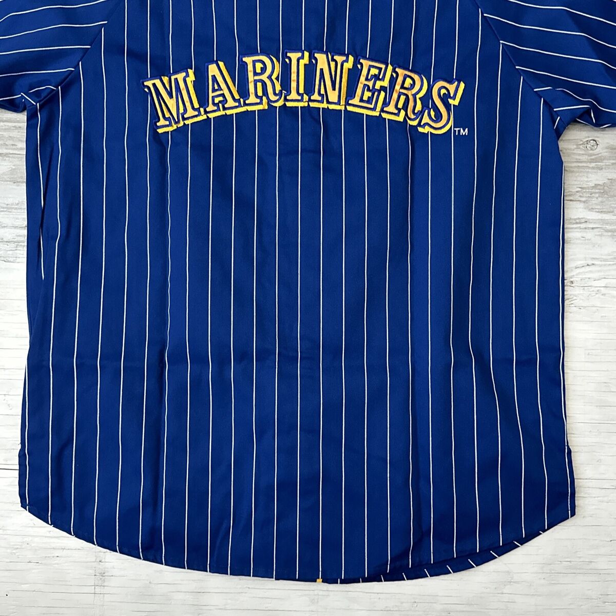 RARE! vintage 90s starter seattle mariners pinstripe RARE! vintage 90s starter seattle mariners pinstripe