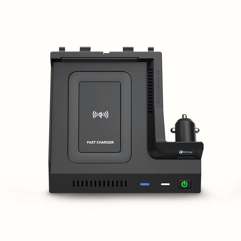 Wireless Charger For Mercedes Benz C W205 C43 C63 GLC Class Phone Charging Pad-image
