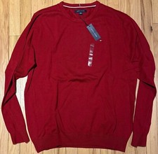 Tommy Hilfiger Cotton Sweater Sz XXL Red NWT