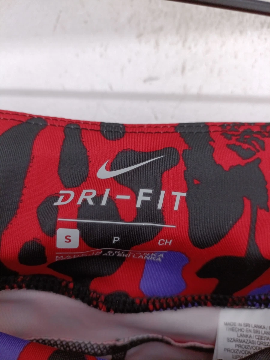Red nike animal store print leggings