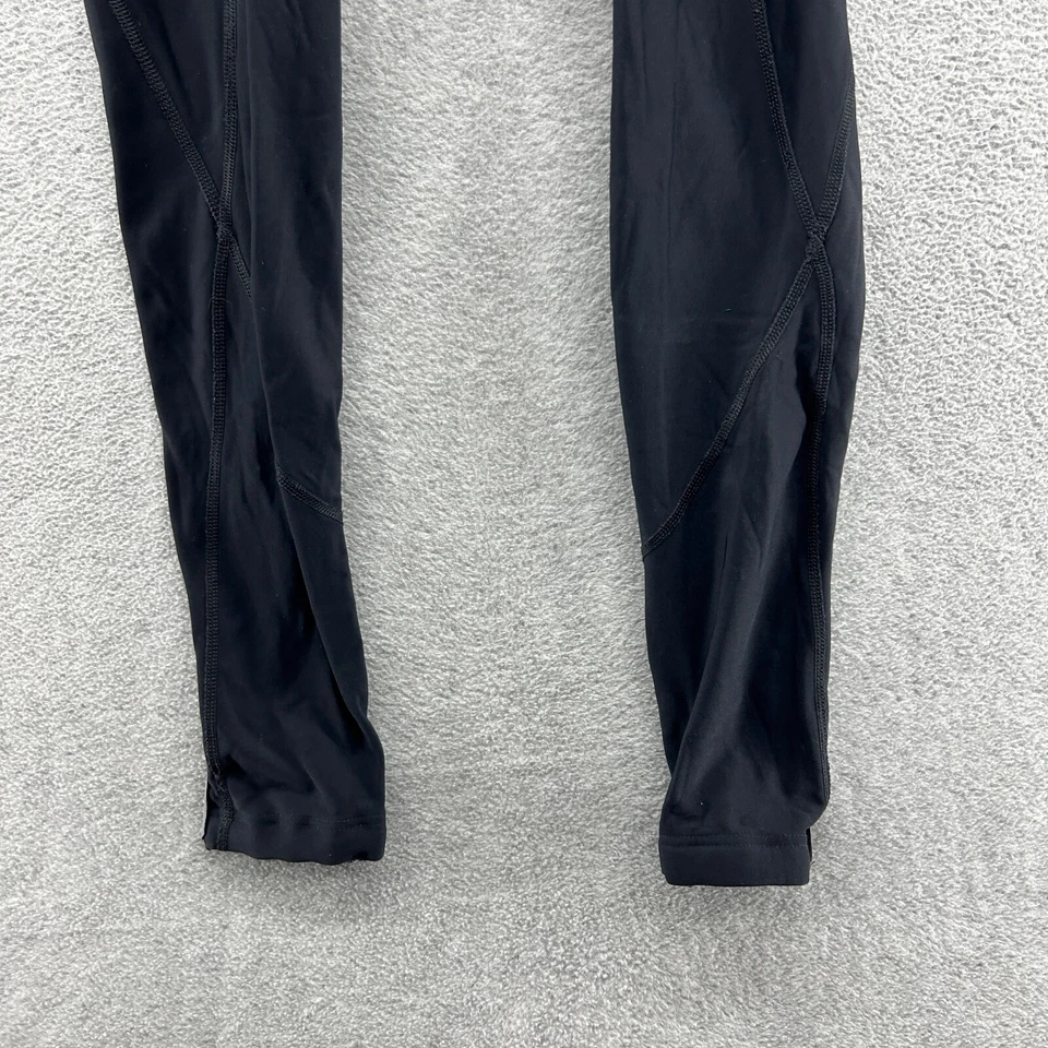 Leggings de ciclismo Cannondale feminina tamanho médio preta acolchoada camurça puxada - Imagem 2 de 4