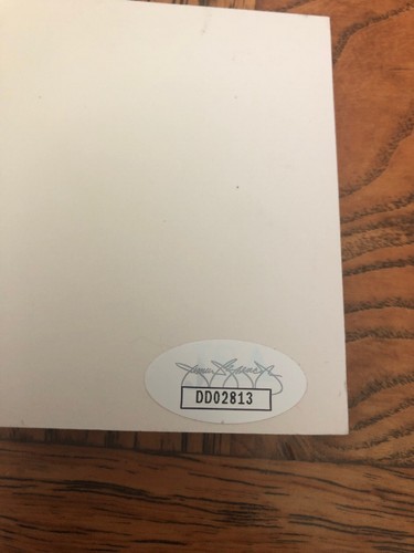 Warren Moon Autographed Index Card. Sharp Signature! JSA. HoF. Oilers - Picture 2 of 3