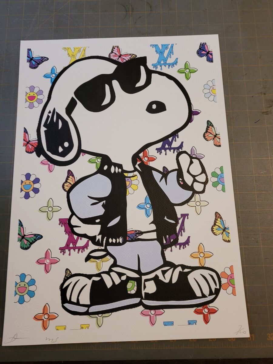 Death NYC 19x13 Signed Graffiti Pop Artist Rare. Louis Death NYC 19x13 Signed Graffiti Pop Artist Rare. Louis